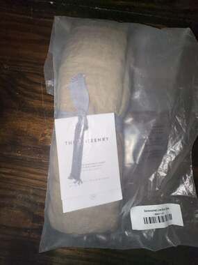 The Citizenry Stonewashed Linen Euro Sham 26x26 olive